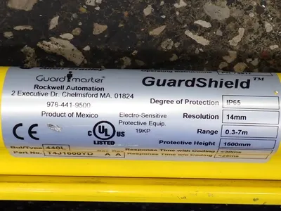 Used ALLENBRADLEY T4J1600YD Light Curtains & Grids Ohio US | HGR 24 #927922