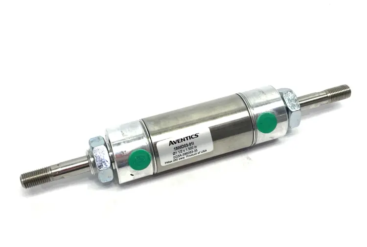 Used Aventics Round Body, Dbl-End Rod, Dbl-Act Cylinder 1-1/2" x 1-1/2" Pneumatic Cylinders Michigan US | Maverick Industrial Sales #1398445
