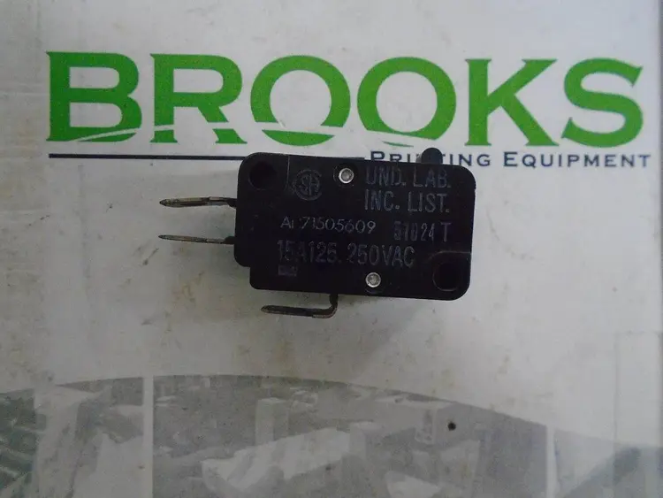 New | in-Stock AB DICK 928114 Switch Parts North Carolina US | BROOKS PRINTING EQUIPMENT #1139368