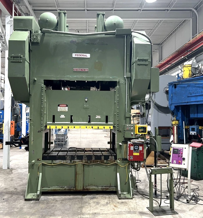 Used 1972 FEDERAL FEDERAL S2-200-72-48 PRESS Straight Side Presses | Alma Machinery #898765