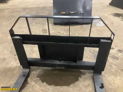 New Tomahawk 42" Fork Attachment for Mini Skid Steer, Quick Attach Carriage with (2) 42" Forks,...