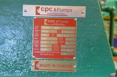 USED CPC PUMPS HDR