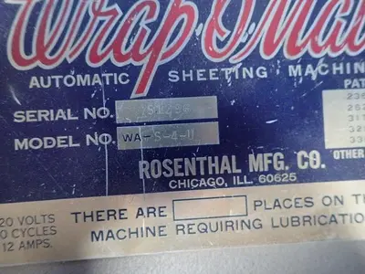 USED ROSENTHAL WA-S-4-U