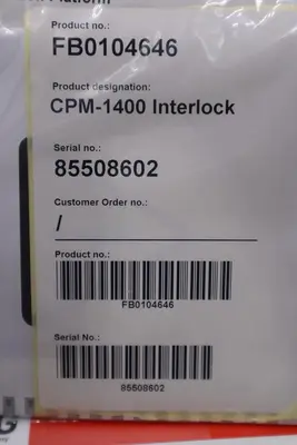 BTG CPM-1400 PH/Q0/M1/S2/H3/C10/R15 CONSISTENCY TRANSMITTER - NEW - STOCK 3826CC