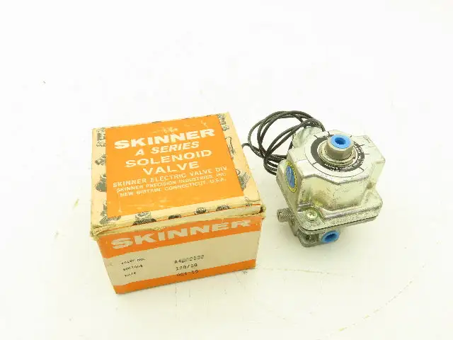 Honeywell Skinner A4DR2152 Solenoid Valve 3-Way NC 120V 150 PSI 1/4" NPT
