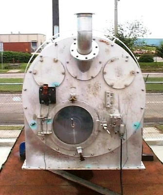 Krauss-Maffei SZ 92 2-stage pusher centrifuge, 316SS.