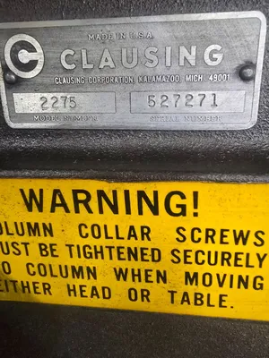 CLAUSING 2275 Drilling, Single Spindle | Machinery Central (9)