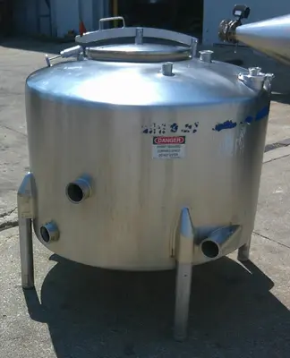 SPC9094  Tank 150 gallon vertical tank, Stainless Steel, flat