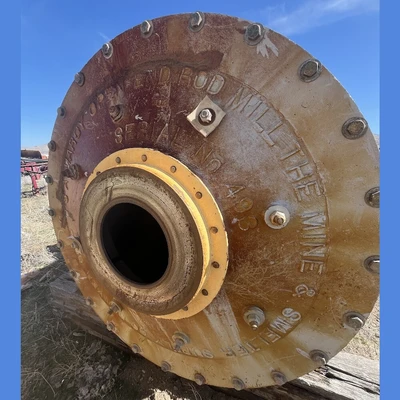 Marcy 5ft Dia. x 10ft Long Open-End Rod Mill