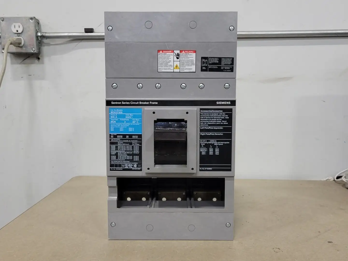 New | in-Stock SIEMENS MD63F800 Switchgears British Columbia CA | Lenmark #239744