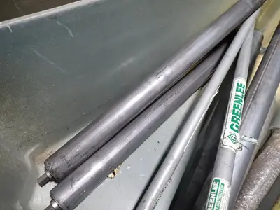 Greenlee Hickey Pipe Bender, Conveyor Roller