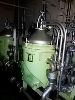 (2) Alfa-Laval FOPX 610 TFD-24-60 oil purifiers, 316SS.