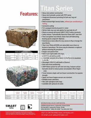 USED INTERNATIONAL TITAN 6-EC HORIZONTAL CLOSED DOOR