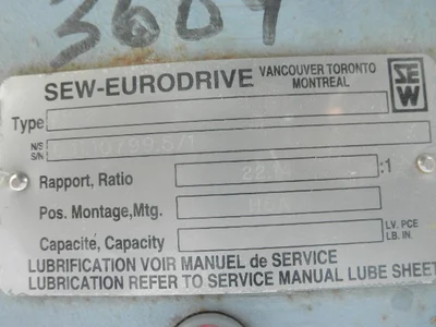 USED EURODRIVE SAF72