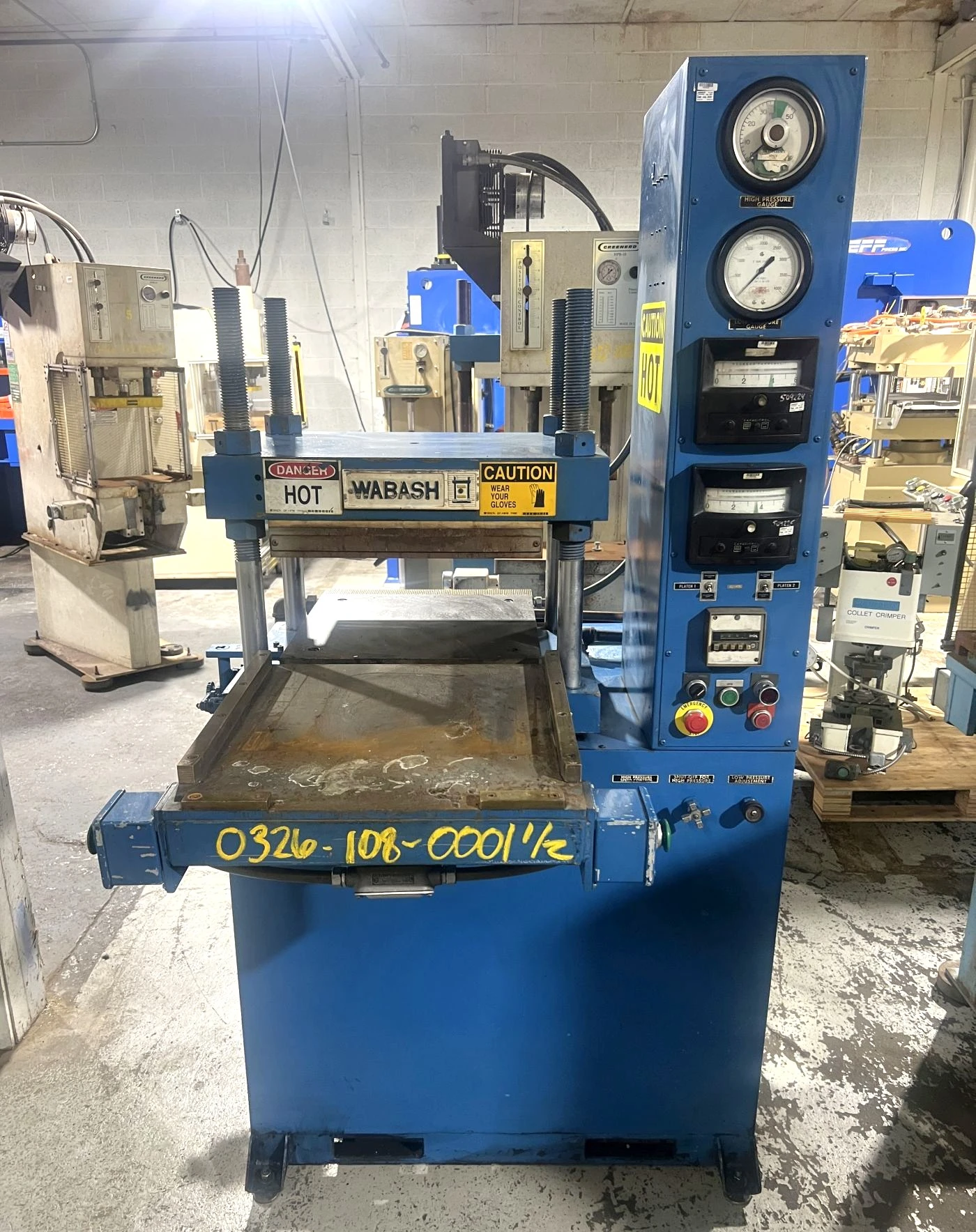 Used WABASH WABASH 50-18-2TMAC PRESS Hydraulic Presses Michigan US | Alma Machinery #1224956
