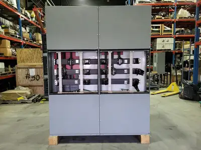 5kV/1200A Medium Voltage MCC Double Structure w/ Motor Protection Relays