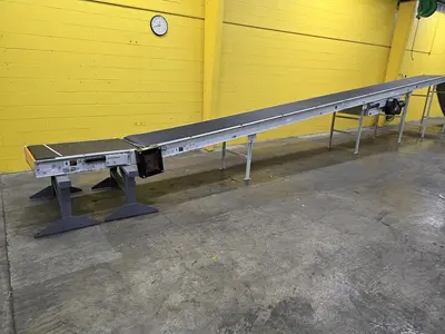 Used 2023 INTELLIGRATED ROLLER BED INCLINE  DECLINE BELT CONVEYOR Belt Conveyors Wisconsin US | Packer City Sales #1297808