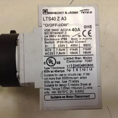 USED BENEDIKT & JAGER LTS40 Z A3
