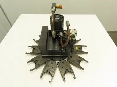 Makino 10-Position CNC Hydraulic Rotary Tool Changer HSK63 CAT40