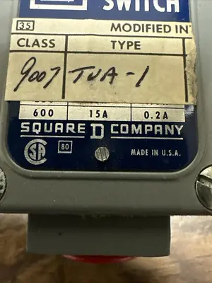New | in-Stock SQUARE D 9007-TUA-1 Miscellaneous Equipment (Electrical & Power) | Surplus Asset Holdings #1201769