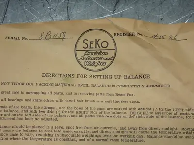 Used SEEDERERKOHLBUSCH _UNKNOWN_ Balances Ohio US | HGR 24 #942595