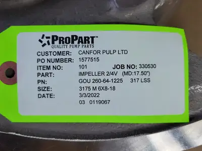 NEW PROPART 260-64-1225