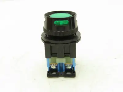 Fuji Electric Pushbutton Green Illuminated Momentary 1 Normally Open  Lot of 8