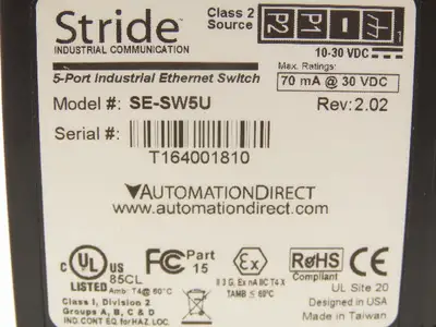 Used STRIDE _UNKNOWN_ PLC Ethernet Equipment | Arrow Industrial #557239