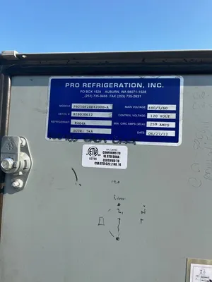 Used 2012 PRO REFRIGERATION PB250F28R42000-A Chillers New Jersey US | Perry Equipment #915843