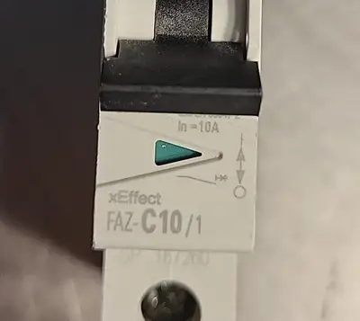 EATON FAZ-C10/1-SP 10A CIRCUIT XEffect (BIN354)