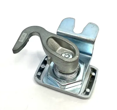 USED RITTAL CAM LOCKING DEVICE FOR ENCLOSURES, ALUMINUM FACE PLATE