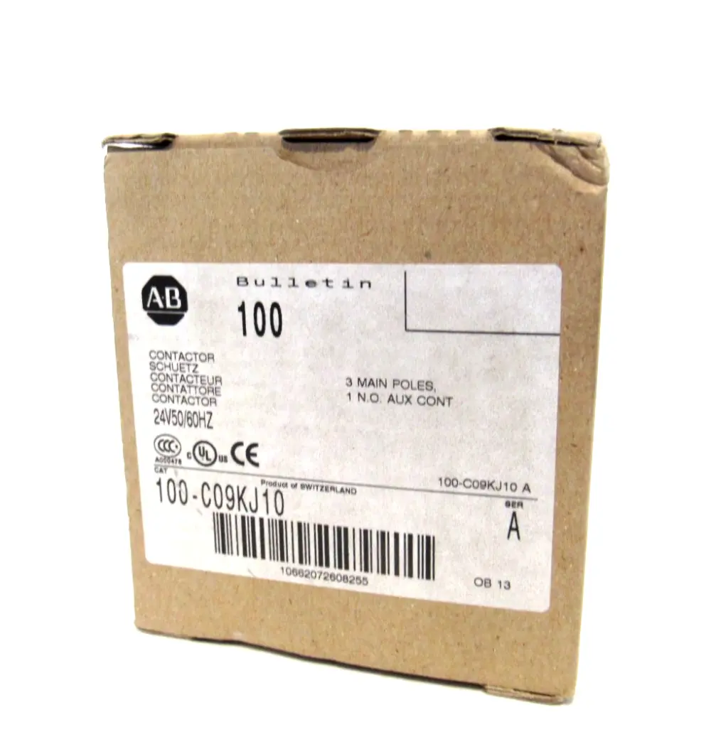ALLEN BRADLEY 100-C09KJ10 CONTACTOR SER.A 100C09KJ10 NEW SURPLUS