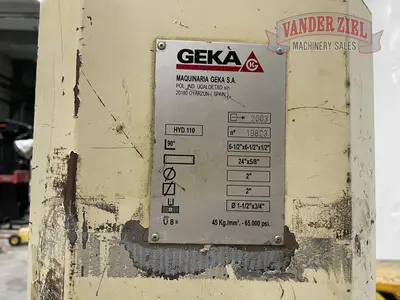 USED 2003 GEKA HYDRACROP 110/80 SD