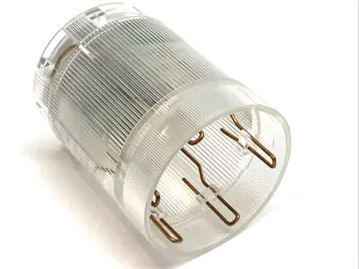USED WERMA CLEAR LED PERMANENT STACKLIGHT MODULE 24V AC/DC KS50
