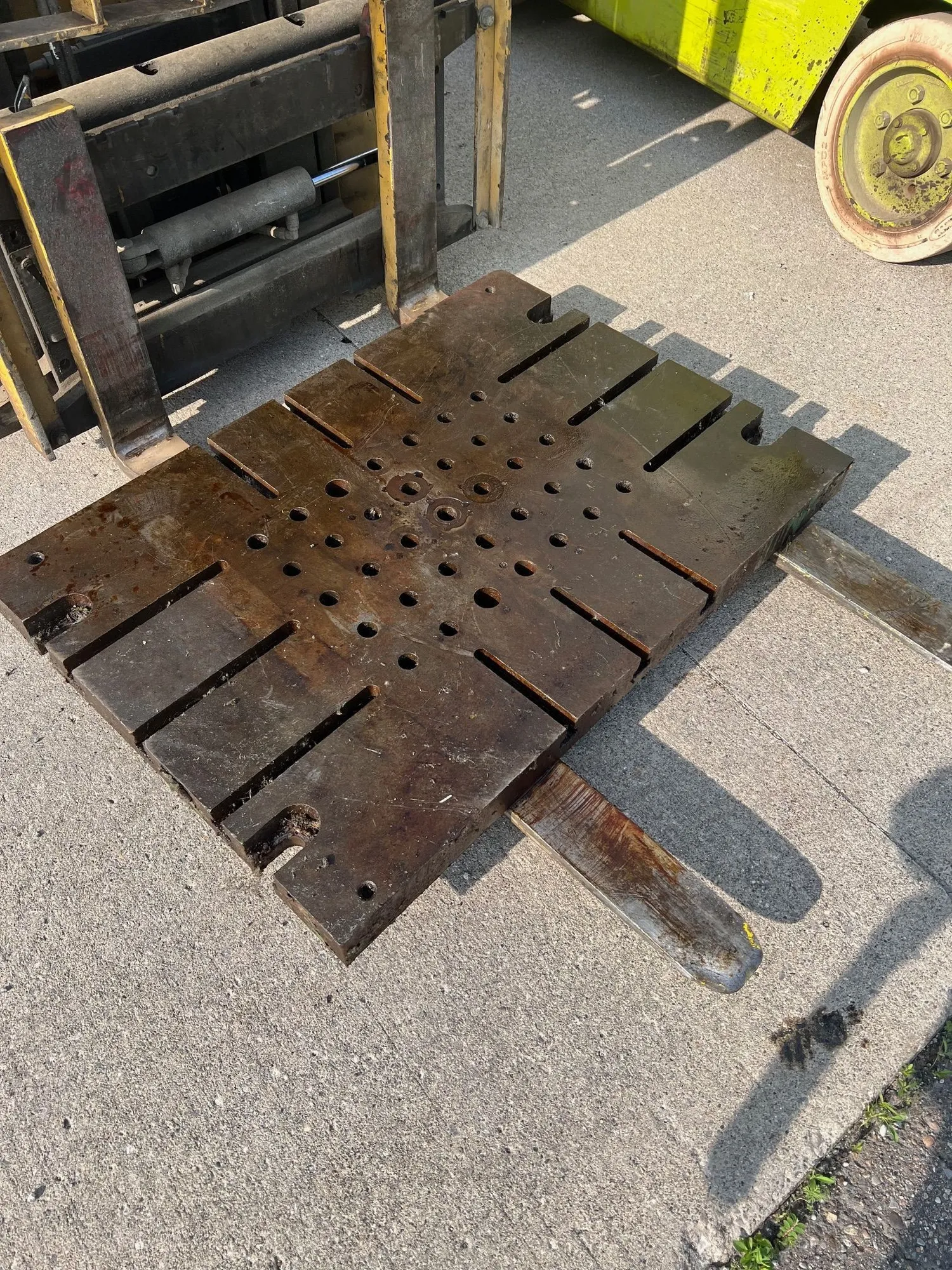 (1) Used 42" Wide x 29.5" Long  x 2.5"Tall Bolster Plate