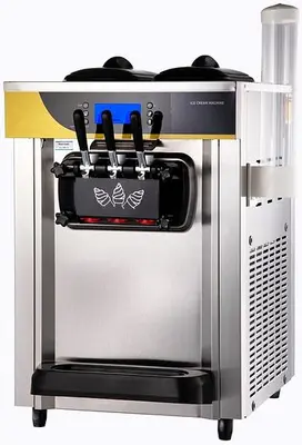 3 FLAVOR SOFT SERVE MACHINE - COUNTEROP MODEL