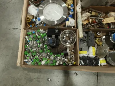 3 PALLETS OF ASSORTED VALVE PARTS