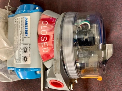 1/2" -150# Jamesbury Ball Valve Air Operated Stainless Unused