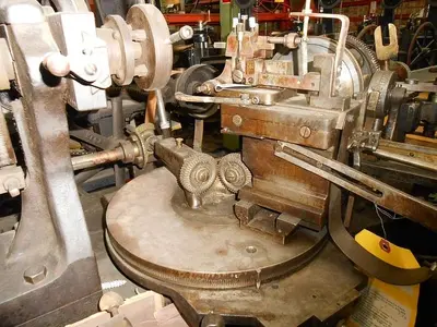 2987-385 Antique RA Lienhard Chaux-de-Fonds Brocading Machine