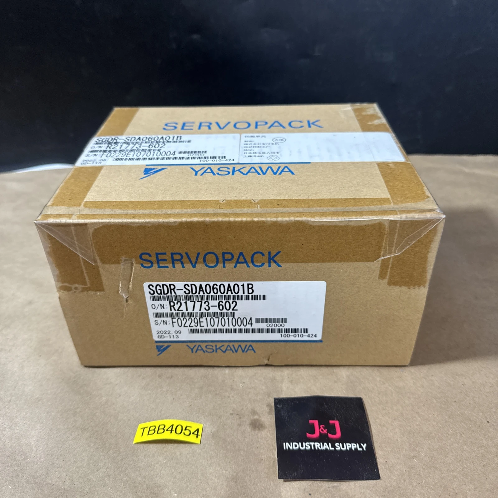 NEW Yaskawa SGDR-SDA060A01B