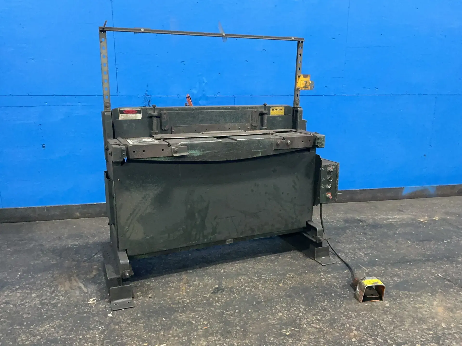 Used WYSONG H1652 Power Squaring Shears (Inch) Ohio US | HGR 24 #1456072