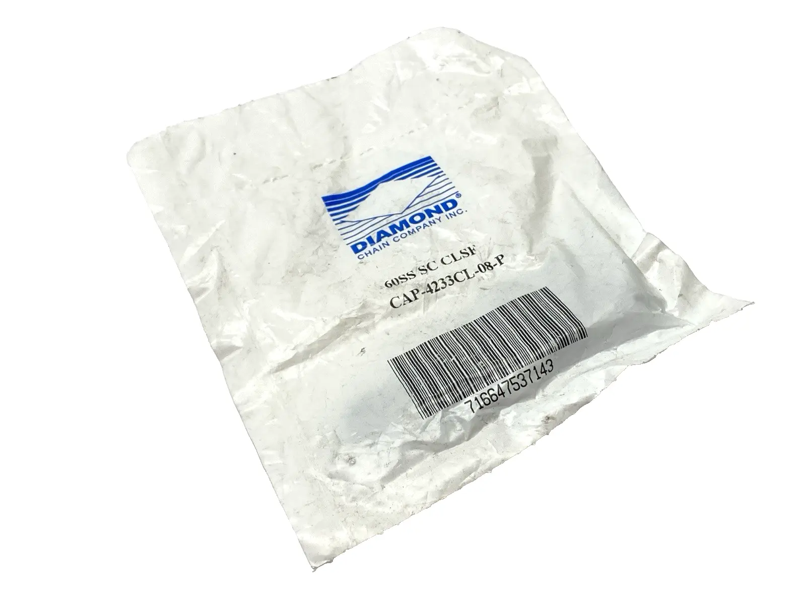 New | in-Stock Diamond Chain Company Connecting Link 60SS SC CLSF Misc Industrial Equipment Michigan US | Maverick Industrial Sales #1413535