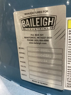 Used 2023 BAILEIGH DC-6000C Dust Collectors Michigan US | iGAM Industrial Marketplace #1394988