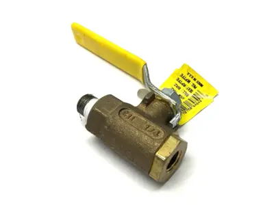 Used Apollo Bronze Ball Valve 1/4" FNPT Solenoid Valves Michigan US | Maverick Industrial Sales #1392528