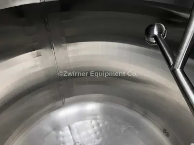 Cherry-Burrell 300 Gallon Stainless Steel Dome Top, Dish Bottom, Jacketed Pressure Tank
