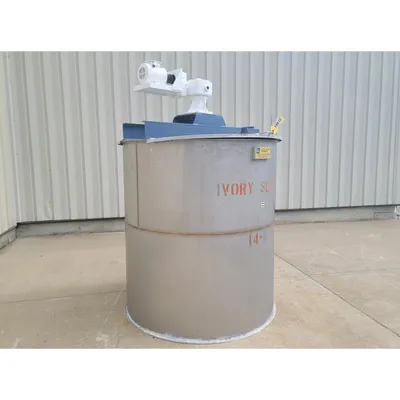 Used Industrial Air Inc. Stainless Steel Vertical Mix Tank - 750 Gal.