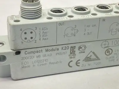 Used SIEMENS AS-I COMPACT MODULE K20 DIGITAL A/B SLAVE, 2 DI/2 DQ Industrial Controls | Maverick Industrial Sales #1100173