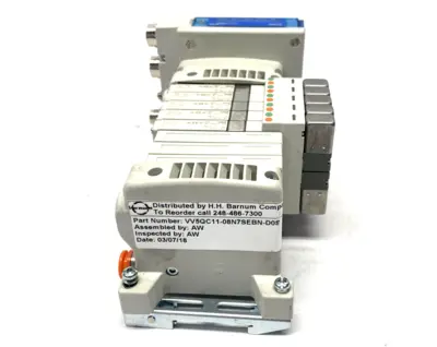 VV5QC11-08N7SEBN-D0S | SMC  Solenoid Valve Manifold 5-Valves, 8-Station VQC1400N-51 - Used