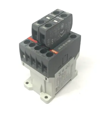 Used ABB 3-Phase Motor Contactor 24VDC 3-Pole PLC Contactors Michigan US | Maverick Industrial Sales #1392680