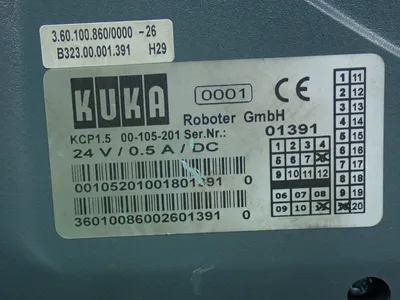 USED KUKA KCP1.500105201